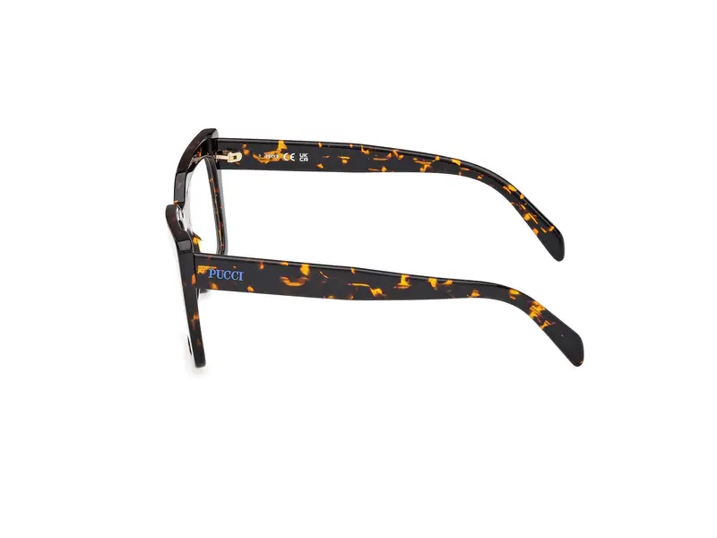 Emilio Pucci Donna EP5261 052 Montature da vista Acetato Havana Squadrata Normale miniatura 2