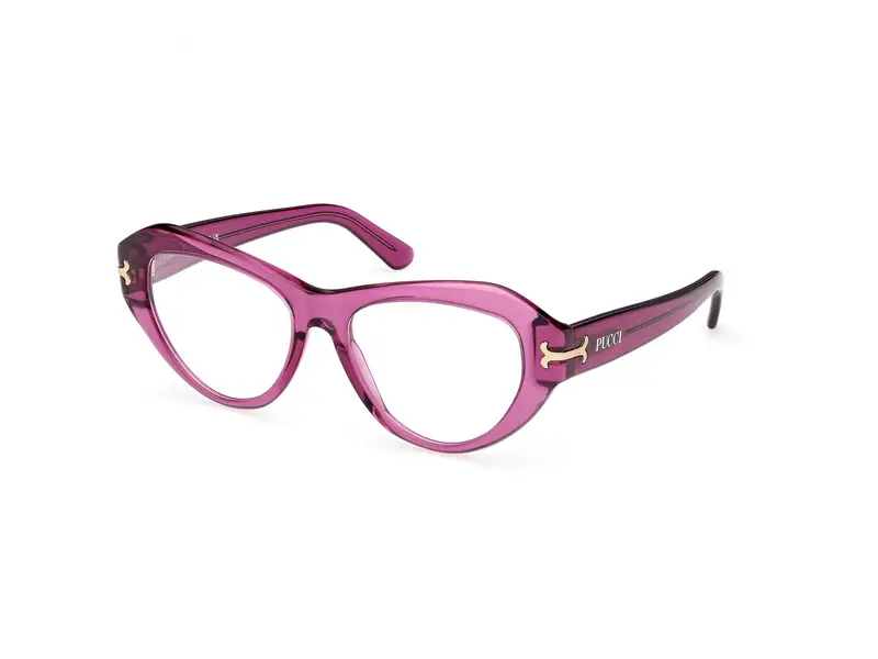 Emilio Pucci Donna EP5263 081 Montature da vista Acetato Viola  Cat Eye Normale