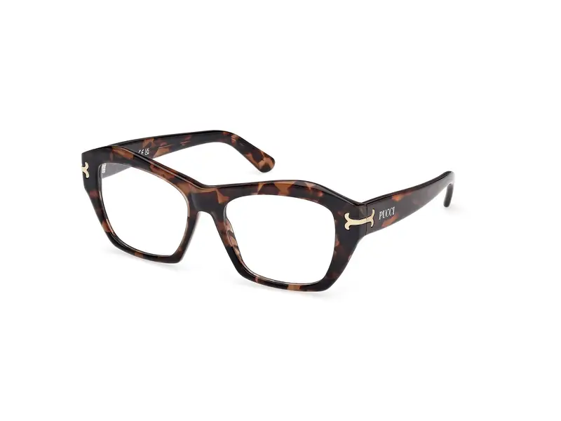 Emilio Pucci Donna EP5264 055 Montature da vista Acetato Havana  Geometrica Normale
