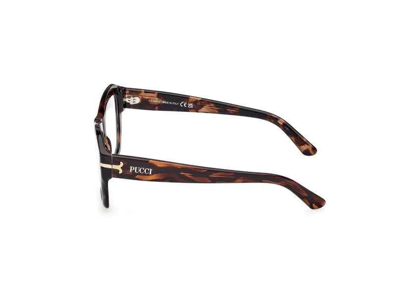 Emilio Pucci Donna EP5264 055 Montature da vista Acetato Havana Geometrica Normale miniatura 2