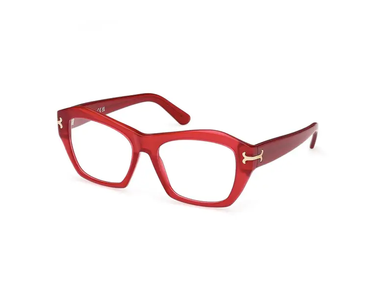 Emilio Pucci Donna EP5264 066 Montature da vista Acetato Rosso  Geometrica Normale