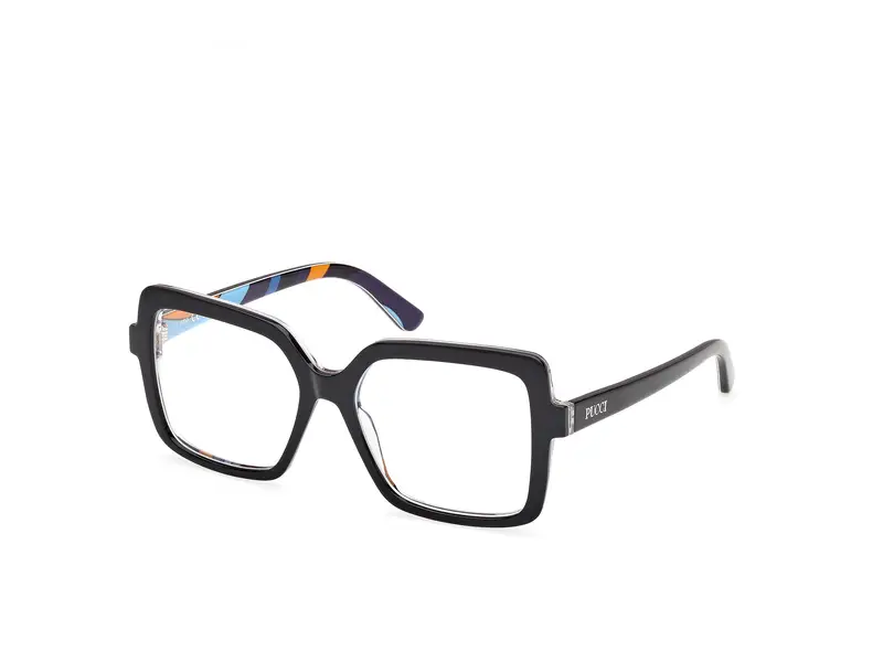 Emilio Pucci Donna EP5265 004 Montature da vista Acetato Nero  Squadrata Normale