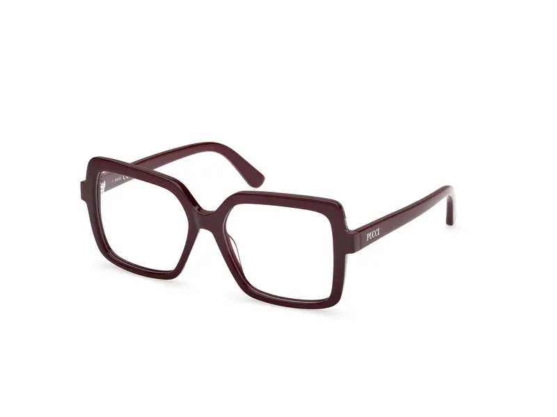 Emilio Pucci Donna EP5265 069 Montature da vista Acetato Bordeaux  Squadrata Normale