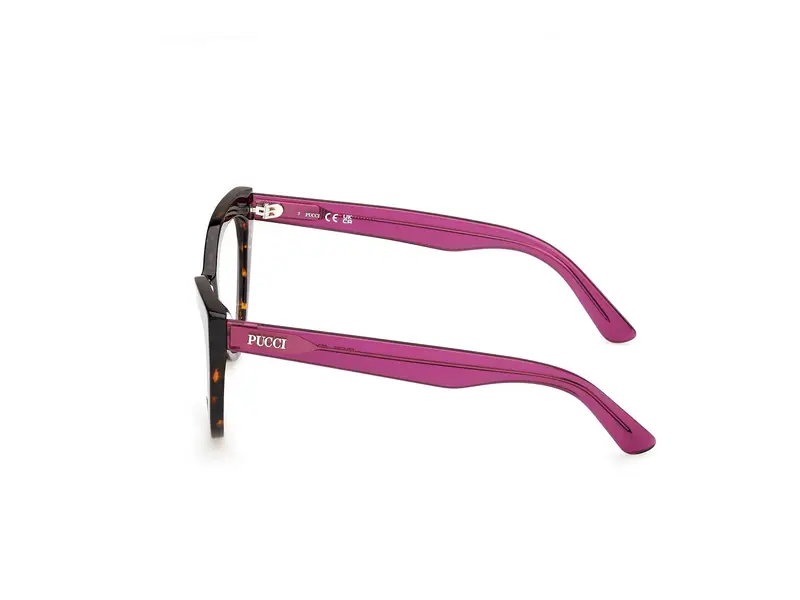 Emilio Pucci Donna EP5266 052 Montature da vista Acetato Havana Cat Eye Normale miniatura 2