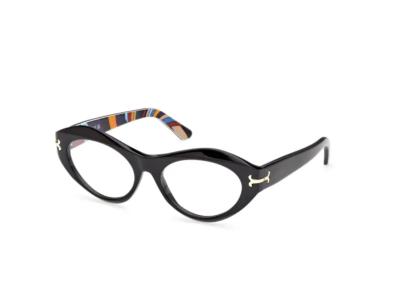 Donna EP5269 005 Montature da vista Acetato Nero Cat Eye Normale