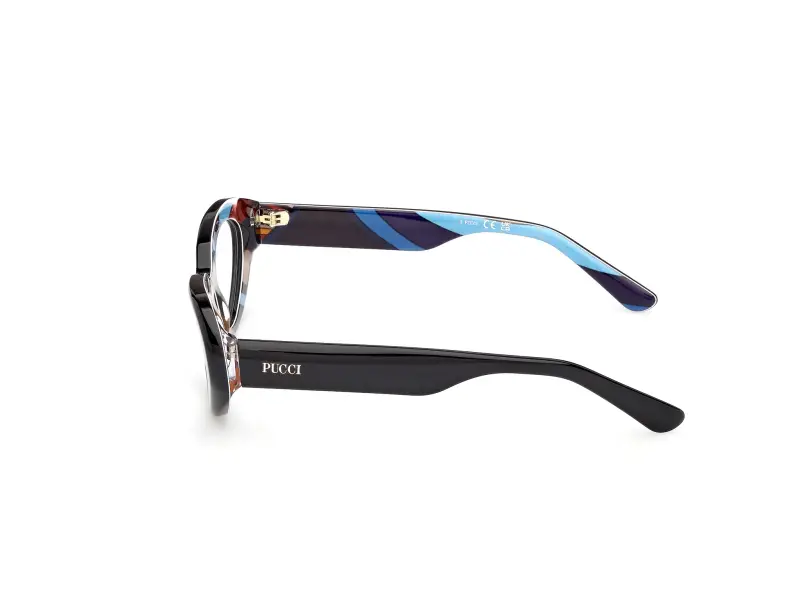 Donna EP5271 005 Montature da vista Acetato Nero Cat Eye Normale miniatura 3