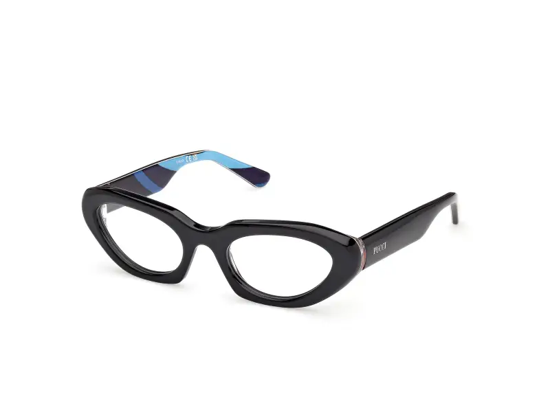 Donna EP5271 005 Montature da vista Acetato Nero Cat Eye Normale