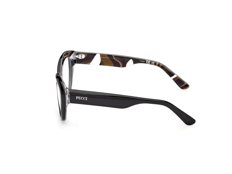 Donna EP5272 005 Montature da vista Acetato Nero Cat Eye Normale miniatura 3