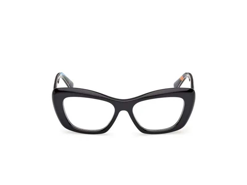 Donna EP5273 005 Montature da vista Acetato Nero Rotonda Normale miniatura 2