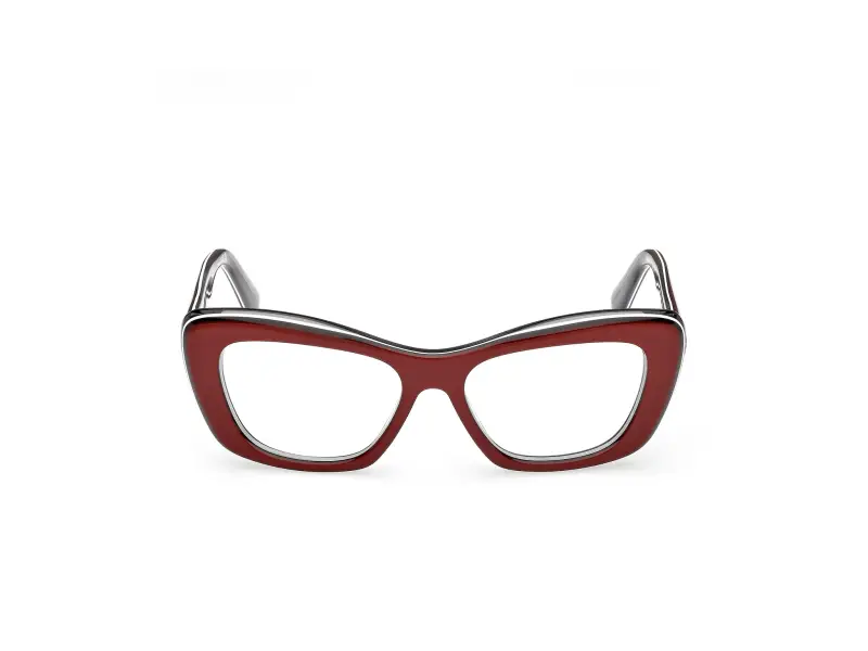Donna EP5273 071 Montature da vista Acetato Bordeaux Rotonda Normale miniatura 2