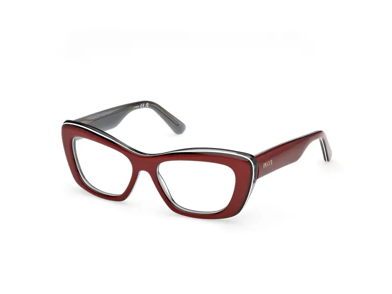 Donna EP5273 071 Montature da vista Acetato Bordeaux Rotonda Normale