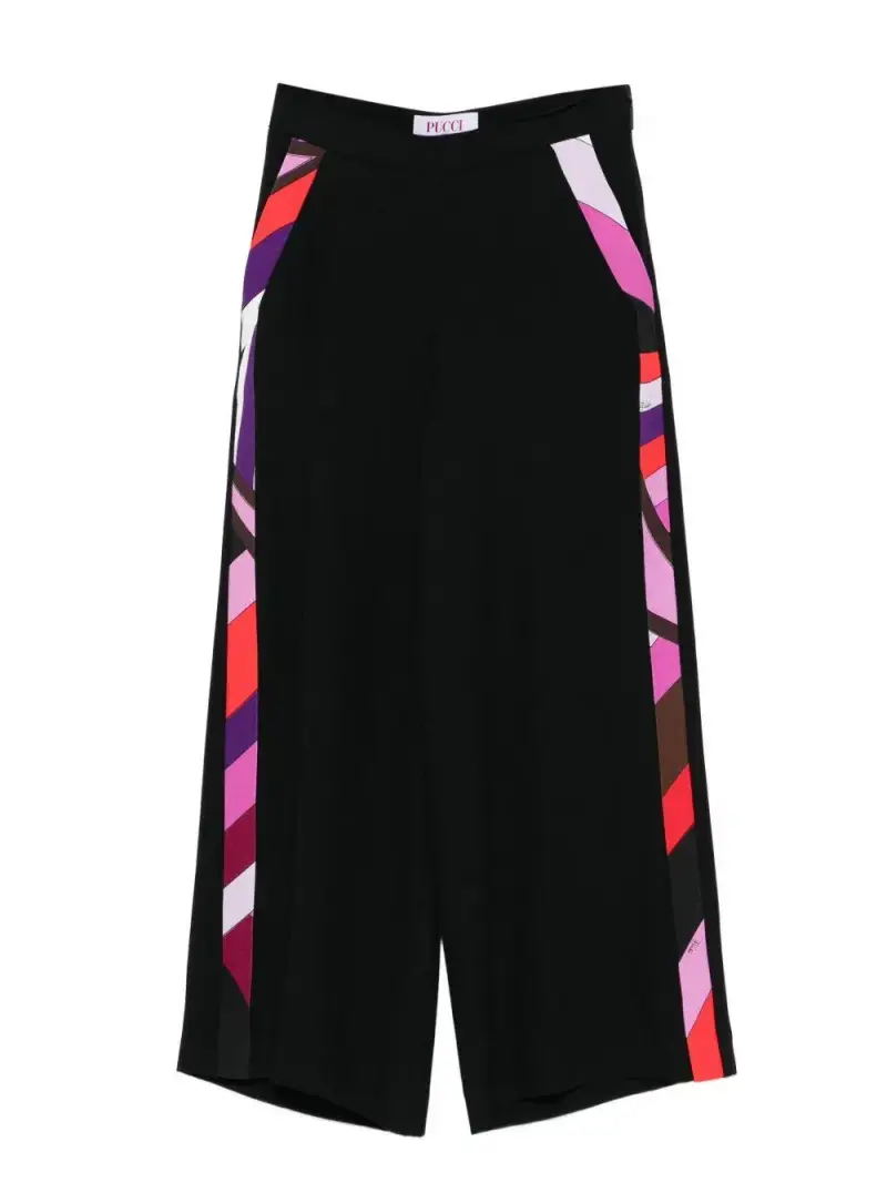 Pantaloni Geometriche Nero