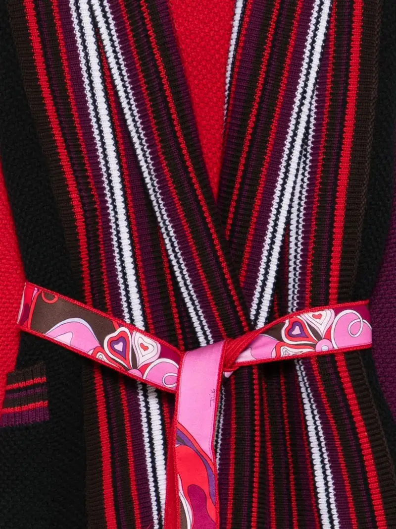 Emilio Pucci Kids Giacca Bambino Rosso e Nero miniatura 3