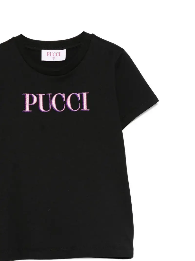 EMILIO PUCCI KIDS T-shirt Nero 4094273 miniatura 2