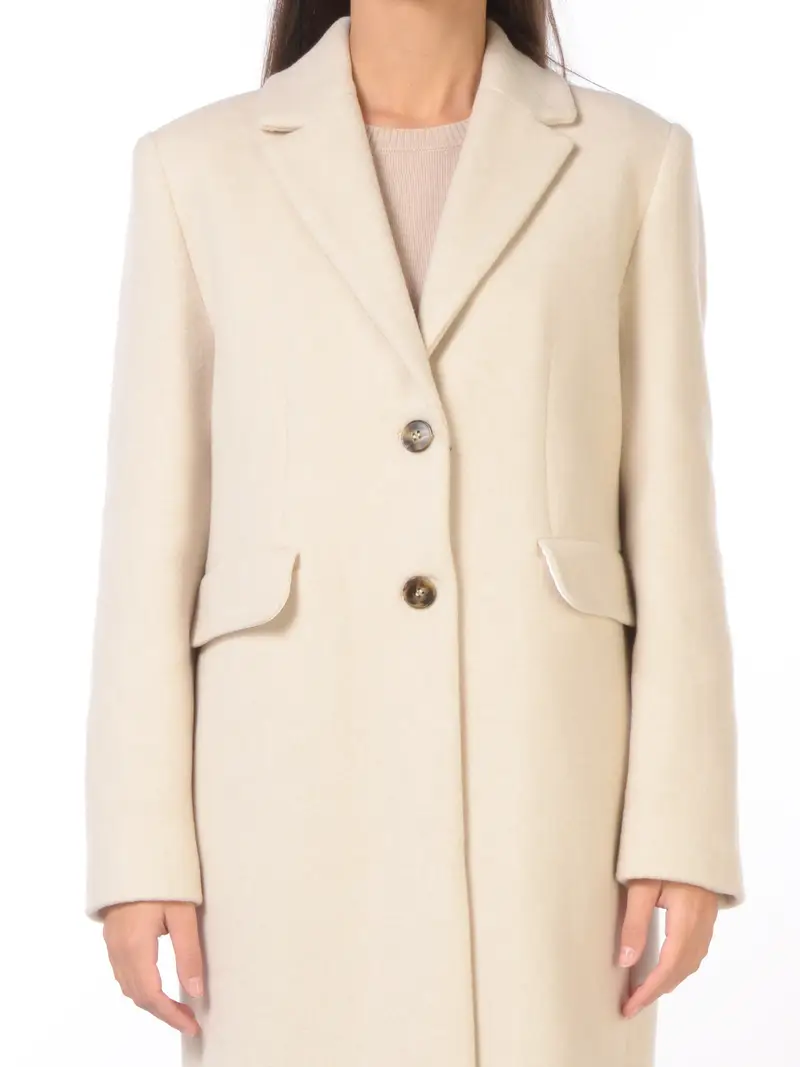 cappotto da donna Emme By Marella in misto lana a monopetto BEIGE miniatura 2