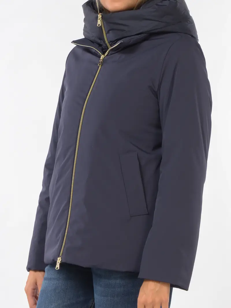 giaccone da donna Emme By Marella imbottito con cappuccio Blu