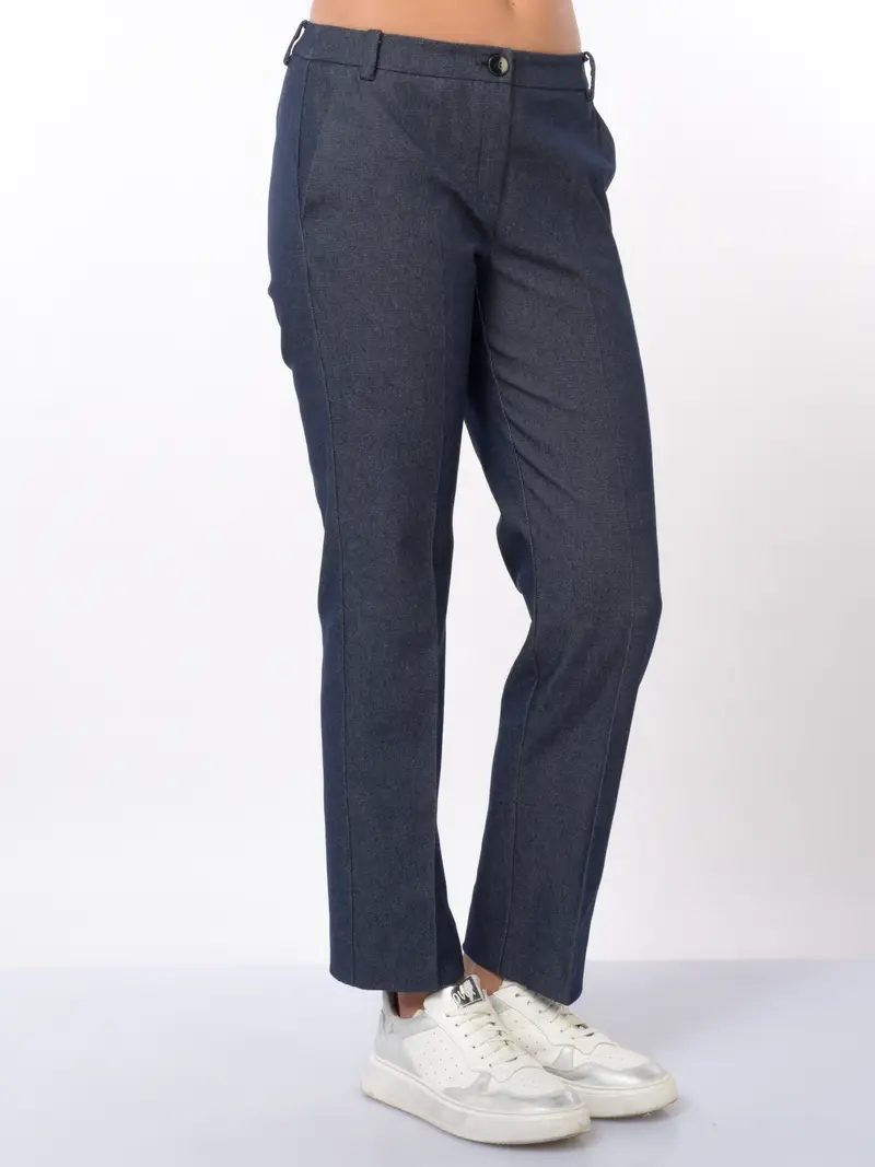 jeans da donna Emme By Marella chino con tasche Blu