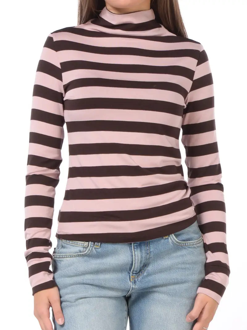 maglia da donna Emme By Marella lupetto a righe Rosa