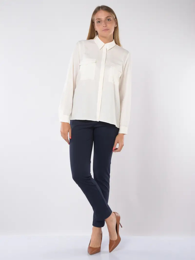 pantalone da donna Emme By Marella in jersey con elastico Blu miniatura 2