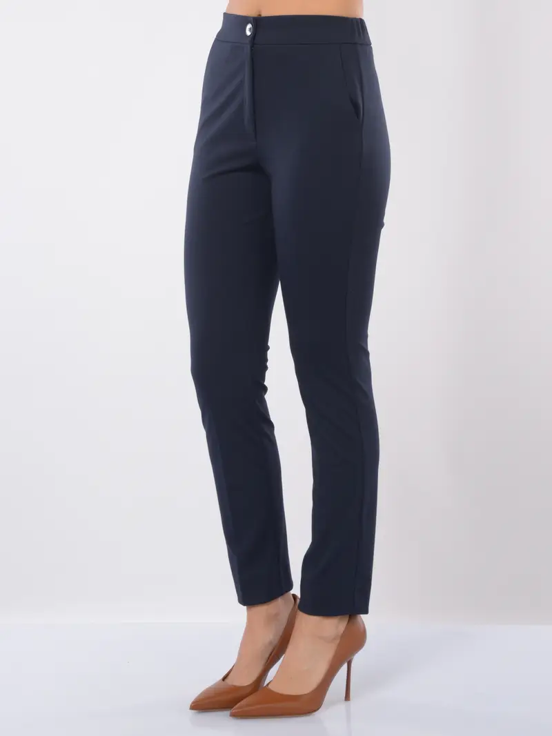 pantalone da donna Emme By Marella in jersey con elastico Blu