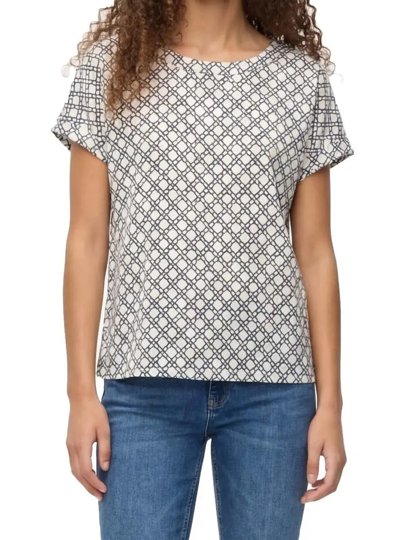 blusa emme marella da donna - bianco