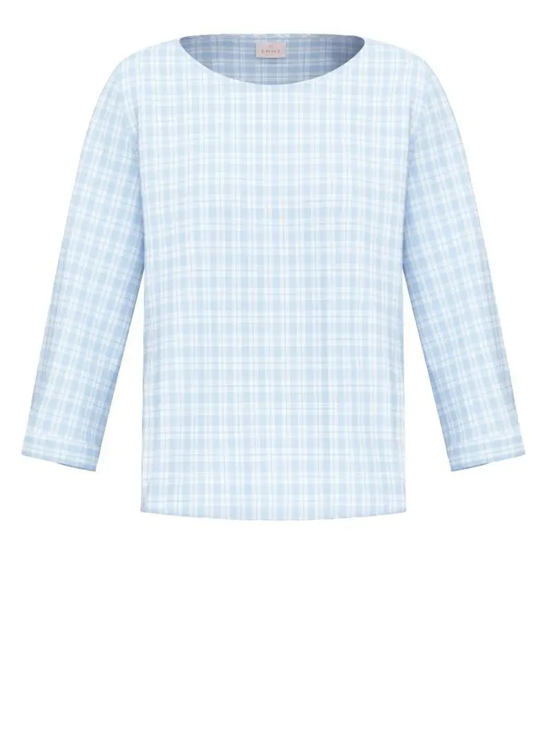 blusa emme marella da donna - celeste