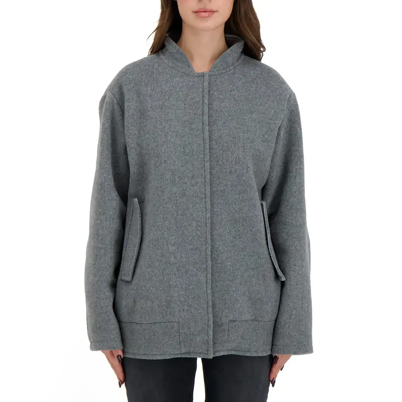 BOMBER IN LANA MANTECO DONNA