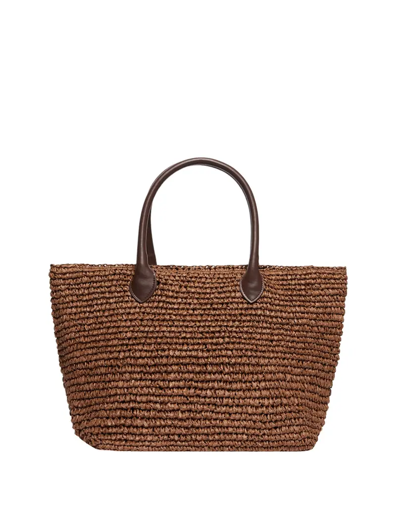 borsa shopper emme marella da donna - marrone