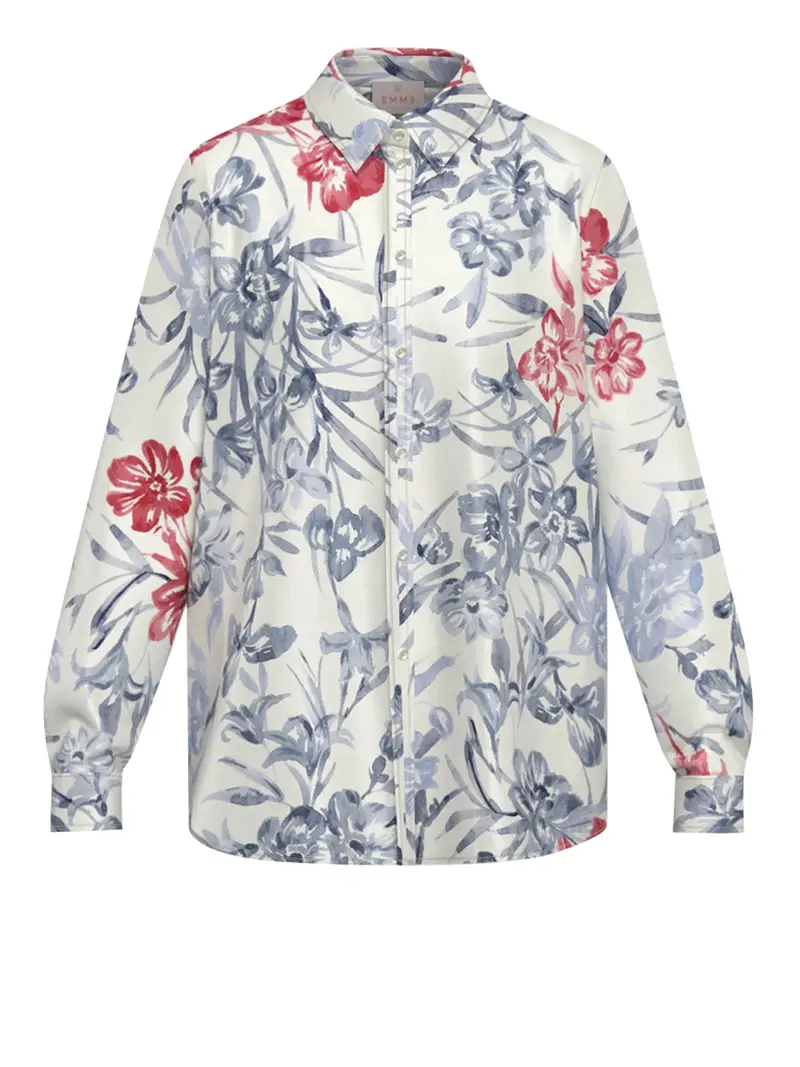 camicia fantasia emme marella da donna - multicolore