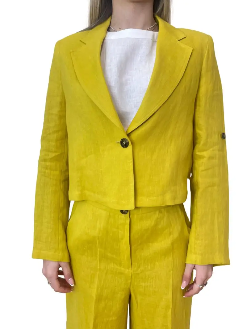 giacca emme marella da donna - giallo