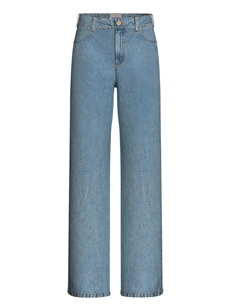 jeans wide emme marella da donna - denim