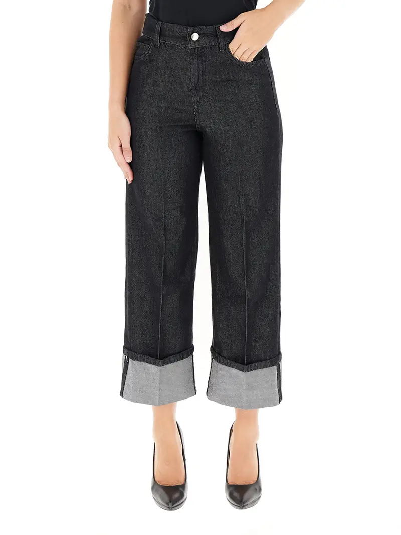 Emme-marella Jeans Donna Nero 2961283