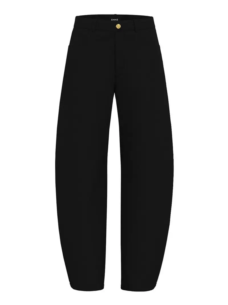 pantalone carrot emme marella ala da donna - nero