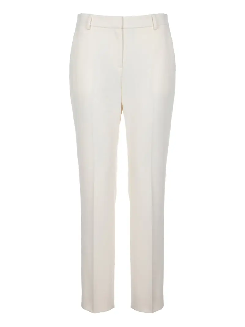 pantalone chino emme marella da donna - bianco