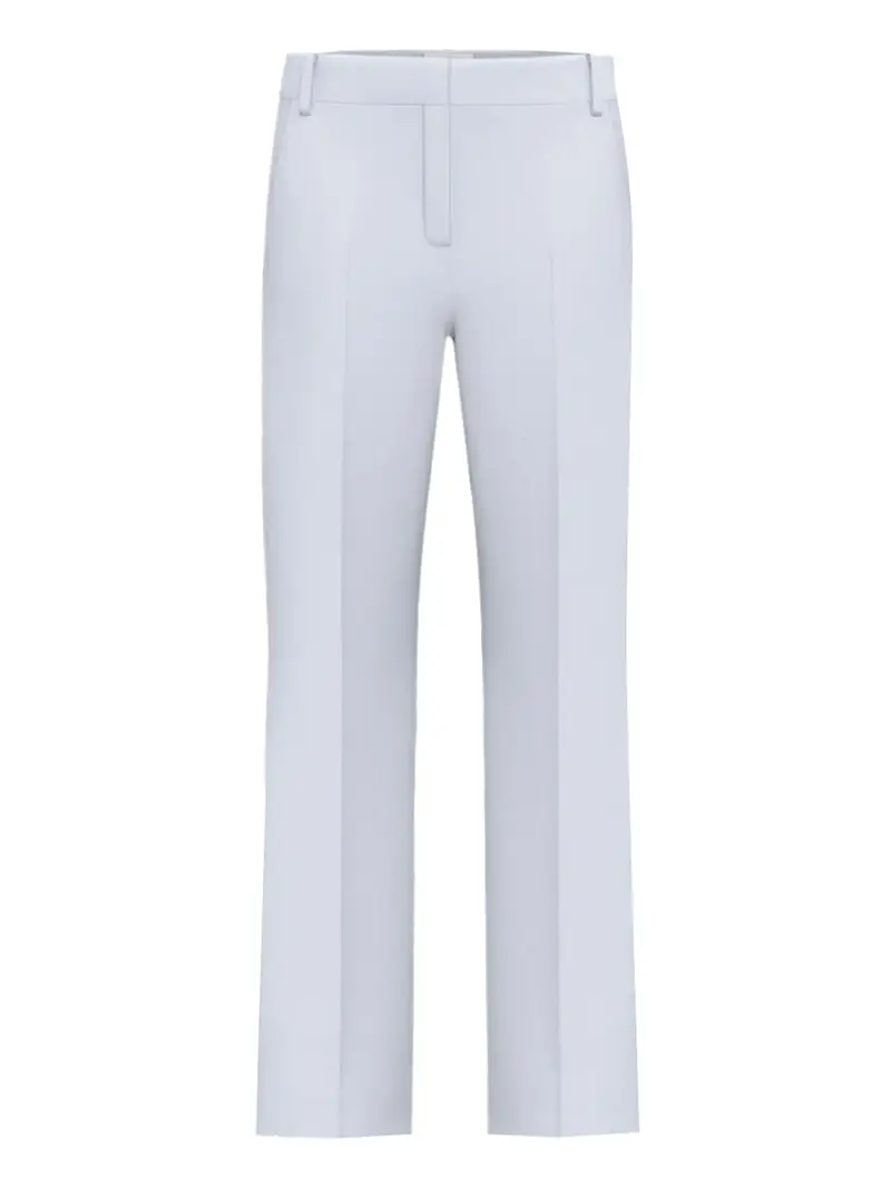 pantalone chino emme marella da donna - celeste