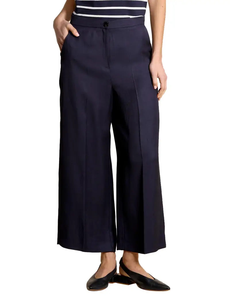 pantalone palazzo emme marella da donna - blu