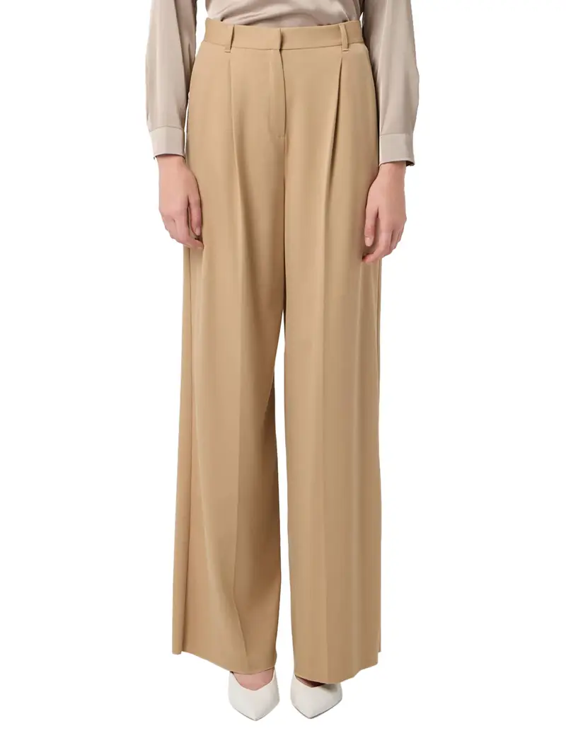 pantalone palazzo emme marella quorum da donna - avorio