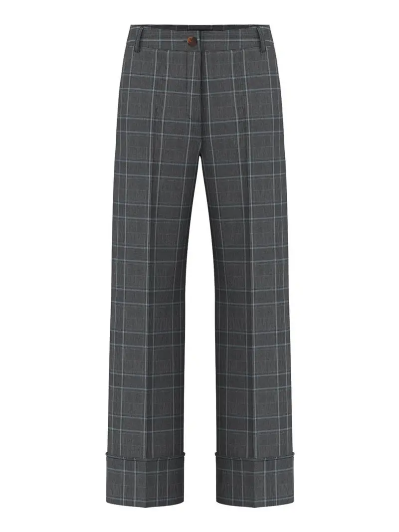 pantalone straight emme marella dany da donna - grigio