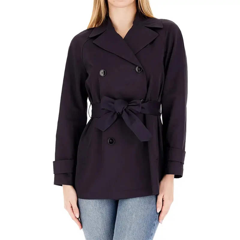 TRENCH CORTO IN GABARDINA ANTI GOCCIA DONNA