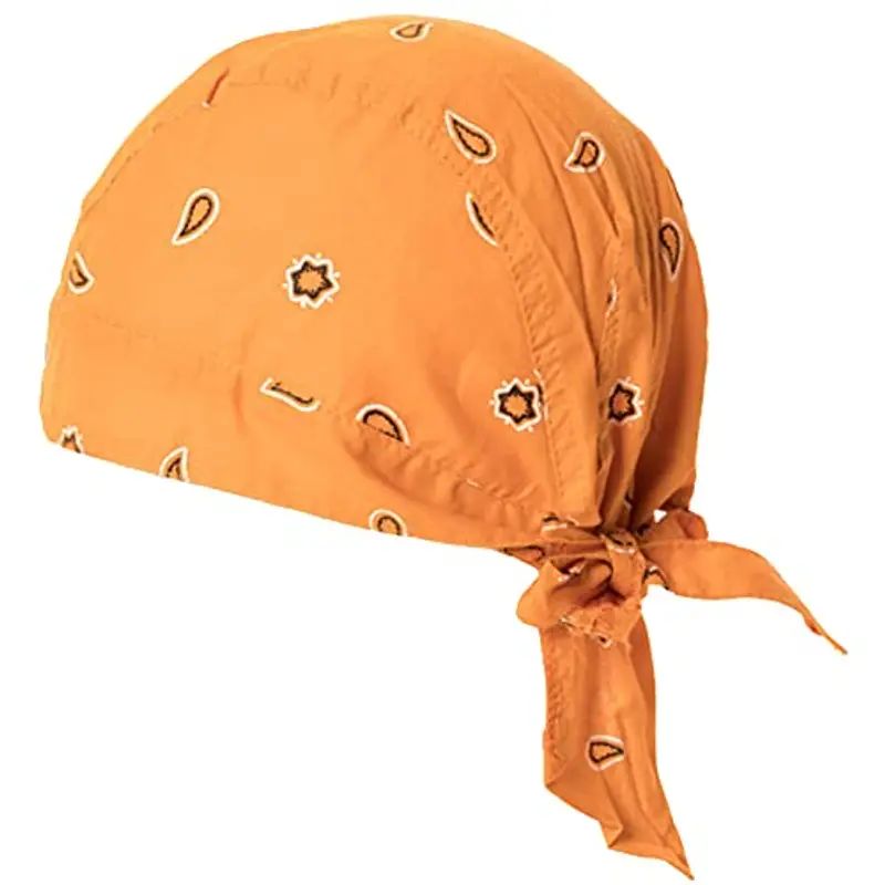 EMMEBi bandana bambino neonato cotone estivo (Arancione)