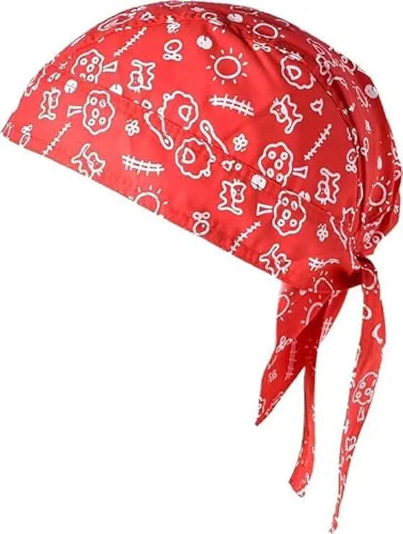 EMMEBi bandana bambino neonato cotone estivo (Gatto Rosso) miniatura 2