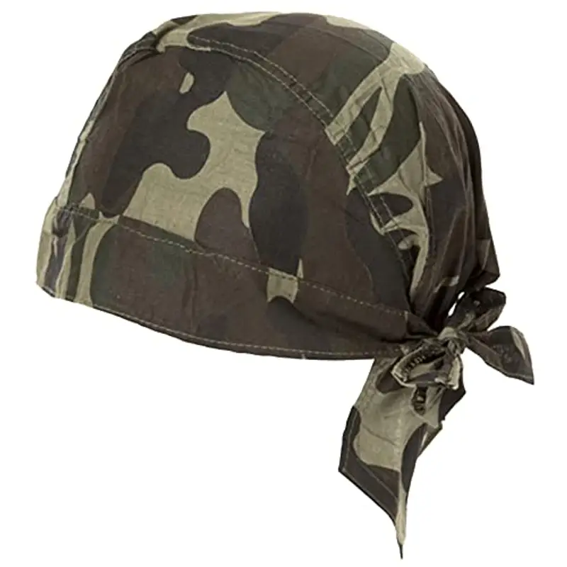 EMMEBi bandana bambino neonato cotone estivo (Mimetico)