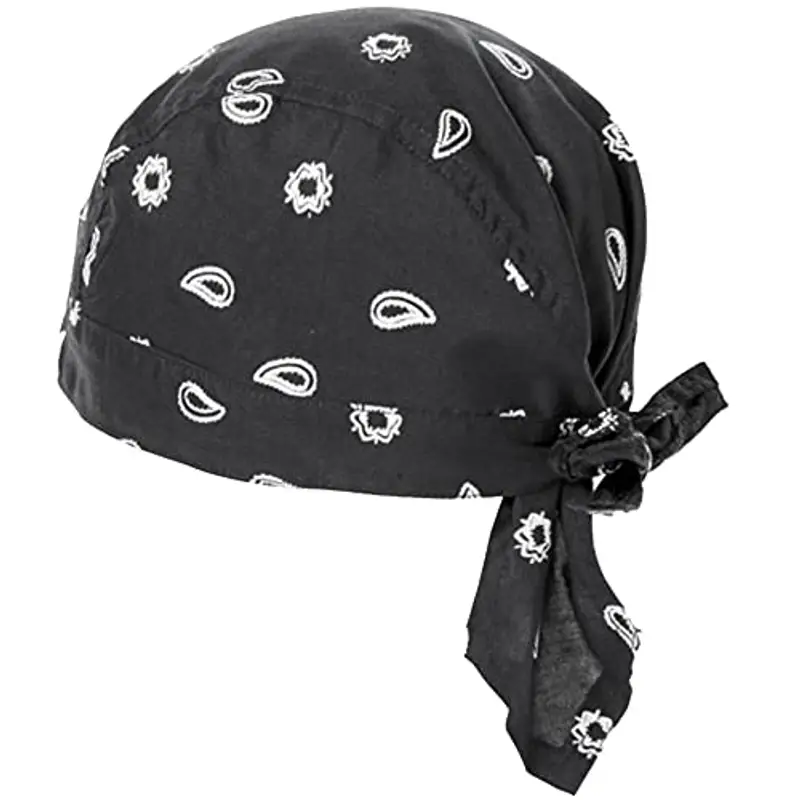 EMMEBi bandana bambino neonato cotone estivo (Nero)
