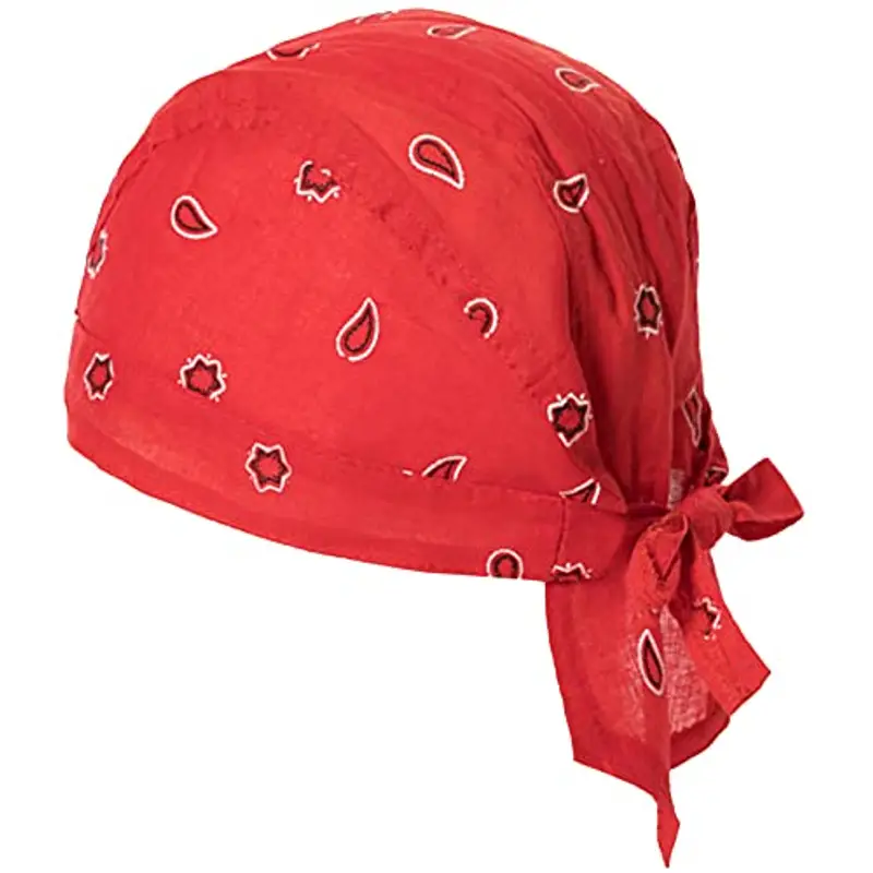 EMMEBi bandana bambino neonato cotone estivo (Rosso)