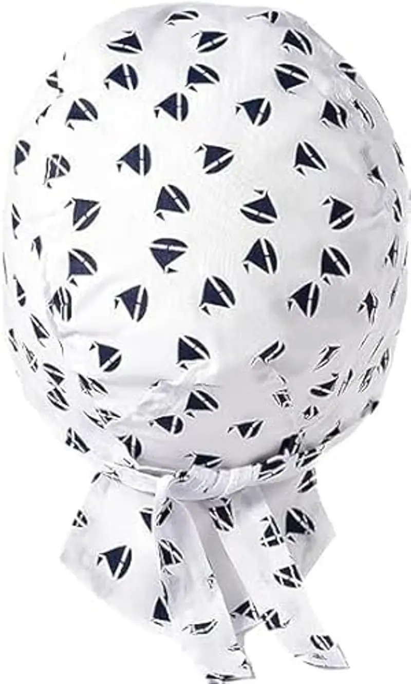 EMMEBi bandana bambino neonato cotone estivo (Vela Bianca) miniatura 2