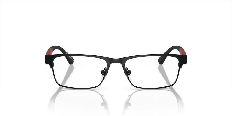 Emporio Armani Bambino EK1001 3001 Montature da vista Metallo Nero Trasparente Squadrata Normale miniatura 2