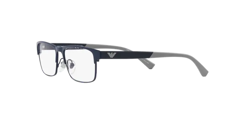 Emporio Armani Bambino EK1001 3018 Montature da vista Metallo Blu Trasparente Squadrata Normale miniatura 3