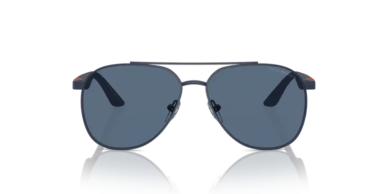 Emporio Armani Bambino EK2001 301880 Occhiali da sole Metallo Blu Blu Pilot Normale miniatura 2