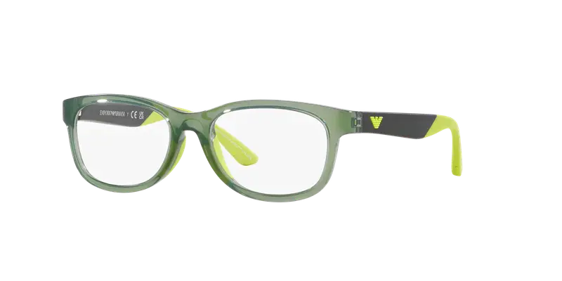 Emporio Armani Bambino EK3001 5359 Montature da vista Iniettato Verde Trasparente Pillow Normale miniatura 2