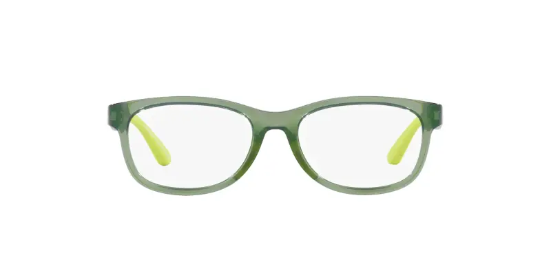 Bambino EK3001 5359 Montature da vista Iniettato Verde Trasparente Pillow Normale miniatura 2